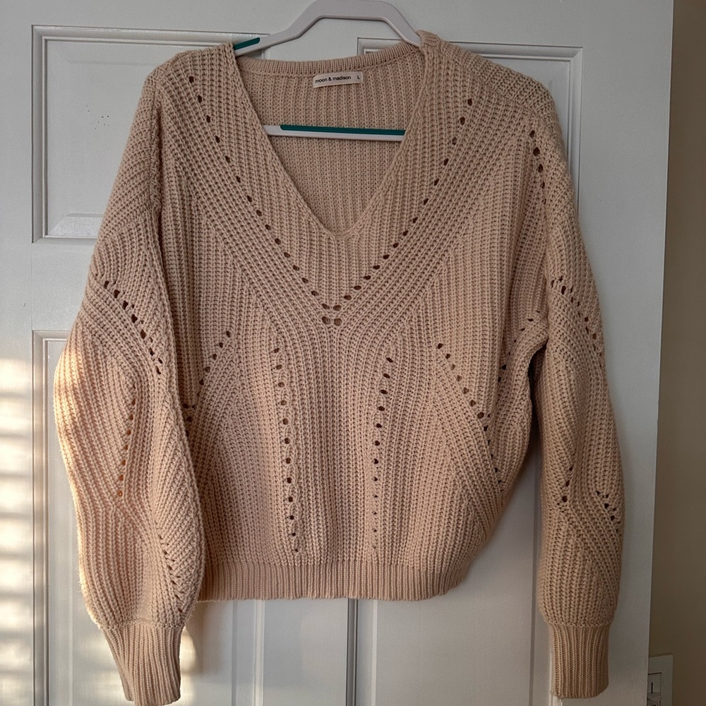Cream Knit Sweater